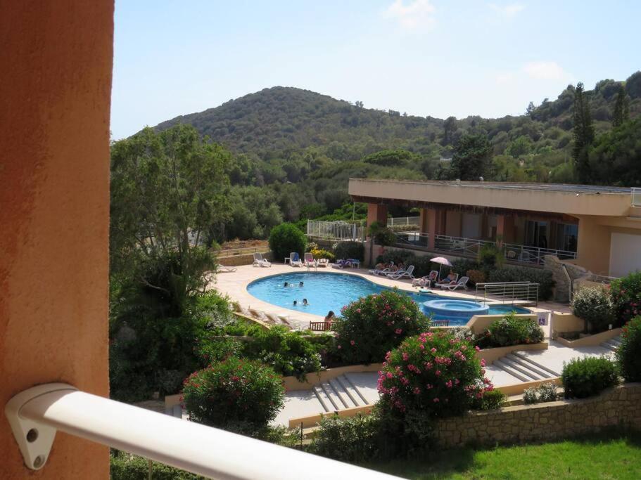 Bel App T2 En Bord De Mer Vue Sanquinaires Piscine Ajaccio  Exterior photo